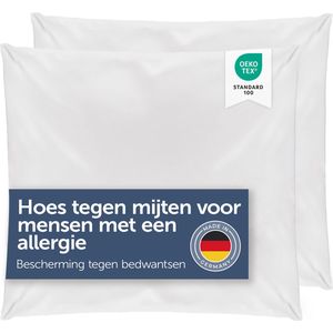 Blumtal Kussensloop Anti-Huisstofmijt - Anti-allergie - 50 x 50 cm - Set van 2