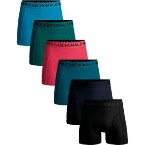 Muchachomalo Heren Boxershorts - 6 Pack - Maat XXL - 95% Katoen - Mannen Onderbroeken