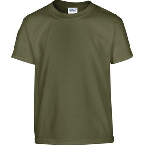 Gildan Heavy Cotton™Classic Fit Youth T-shirt GI5000B - Military Green - 3/4 years (XS)