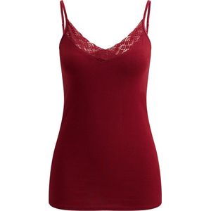 WE Fashion Dames singlet met kant