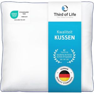 Ergonomisch Kussen 80x80 voor Zijslapers, Rugslapers & Buikslapers | Optimale Ondersteuning & Comfort