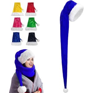 Kerstmanhoed van fluweel voor volwassenen en kinderen - Uniseks comfortabel kerstcadeau 150 cm