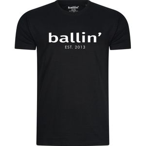 Ballin Est. 2013 - Heren Tee SS Regular Fit Shirt - Zwart - Maat M