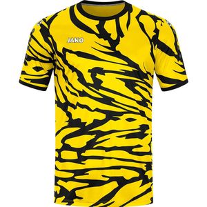 JAKO Shirt Animal Korte Mouwen Citroen-Zwart Maat XL