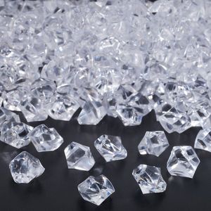 Relaxdays nep diamanten - set van 900 - kunstdiamanten - decoratie diamanten - transparant