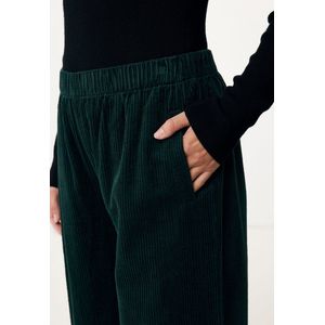 Mexx Broek Corduroy Groen - Vrouwen - Deep Groen - Maat 42