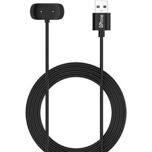 DrPhone USB Oplaadsnoer – Oplaadkabel – Oplader – Geschikt voor Amazfit GTS 2/ GTS 2 mini/GTS 2e/GTR 2/GTR 2e/GTS 4 mini/ T-Rex Pro/Bip 3/Bip 3 Pro/Bip U Pro/Zepp E/Z– 1M – Zwart