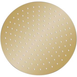 vidaXL Regendouchekop - Rond - 30 cm - Goudkleurig Regendouchekop - Gouden Douchekop - Douchekop Rvs - Douchekop Met Anti-kalksysteem - Ronde Douchekop