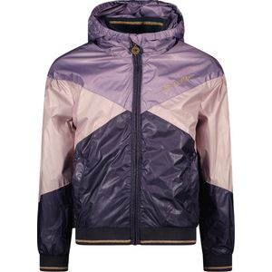 Like Flo F402-5205 Meisjes Jas - Colourblock Purple - Maat 146