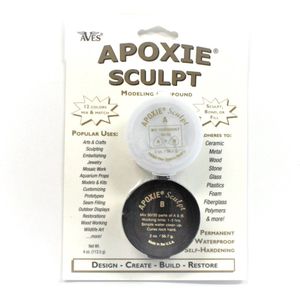 Apoxie Sculpt - Kleur: Wit/ Lichtgrijs, Verpakking: 1/4 lb (113,4 gram)