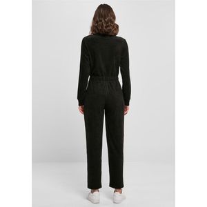 Urban Classics Damen Overall Ladies Velvet Rib Boiler Suit Black-XL