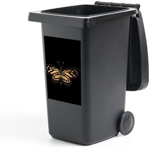 Container sticker Goud - Vlinder - Dier - Design - 40x60 cm - Kliko sticker