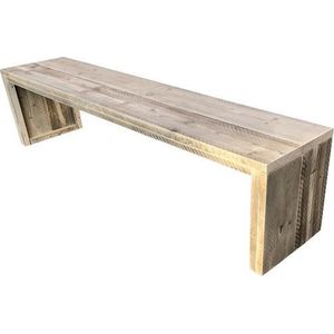 Wood4you - Tuinbank - Zaandam - 180cm steigerhout 'Doe het zelf' Bouwpakket