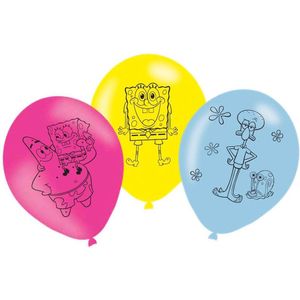 SpongeBob ballonnen | 6 stuks