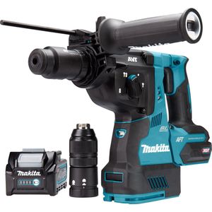 Makita HR004GM202 Accu Combihamer SDS+ met Snelwisselboorkop 2,8J incl. Stofafzuiging XGT 40V Max 4.0Ah in Mbox