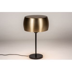 Lumidora Tafellamp 74204 - E27 - Zwart - Goud - Messing - Metaal - 32 cm