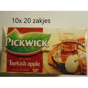 Pickwick kruidenthee - Turkish apple - multipak 10x 20 zakjes