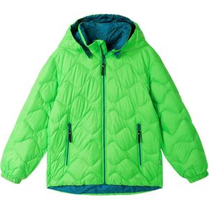 Reima - Donsjas voor kinderen - Gerecycled polyester - Fossila - Neon groen - maat 134cm