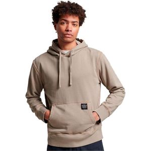 Superdry Contrast Stitch Relaxed Sweatshirt Met Volledige Rits Beige 2XL Man