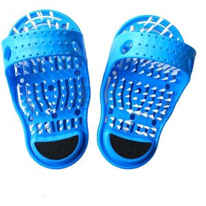 Vastsea 2-pack voetborstel, voetscrubber, badkamer voetreiniger bad, voor vrouwen en mannen douche spa massage, reiniging en massage voor voeten