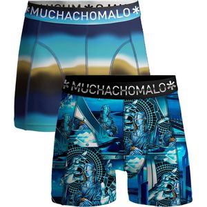 Muchachomalo Heren Boxershorts - 2 Pack - Maat XL - 95% Katoen - Mannen Onderbroeken