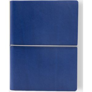 CIAK notitieboek Deluxe - 15x21cm - gelinieerd - genummerde blz. - doorlopende agenda - softcover - blauw