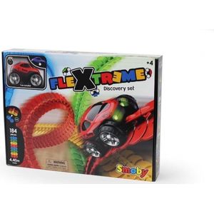 Smoby 180902 - FleXtreme Flexibele en Aanpasbare Rails + 1 Voertuig Inclusief Circui - 18090