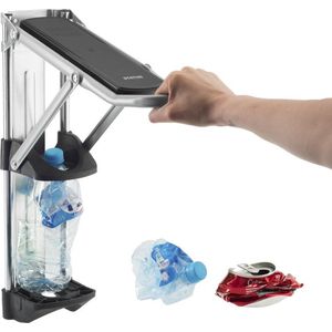 Blikjespers - Can Crusher - Flessenpers - Blikjesverkleiner - Flessenverkleiner - Blikkenpers - Blikjespletter- Blikperser voor 20cl tot 2,5 liter - geproduceerd in EU - hoogte 50 cm - muurbevestiging