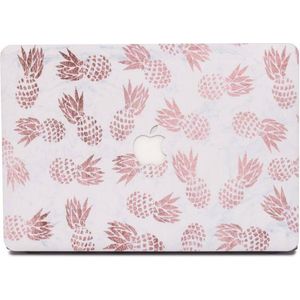 Lunso Geschikt voor MacBook Air 13 inch (2018-2019) cover hoes - case - Fruity Marble