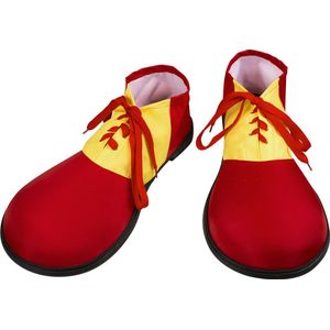 Boland - Plastic clownsschoenen (one size) One size - Volwassenen - Unisex - Clowns en Circus - Clown - Circus