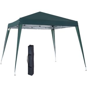 4goodz Opvouwbare Partytent 240x240 cm met Haringen - Groen