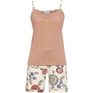 Bonte bloemen shortama Ringella - Roze - Maat - 36