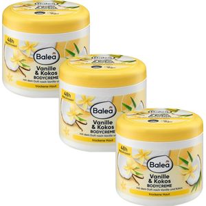 Balea Dm - Vanille & Kokos Bodycreme - Voordeelpack - 3-Pack (3x 500 ML)
