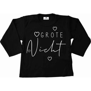 Shirt grote nicht-bekendmaking zwangerschap-Maat 122/128