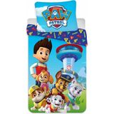 Paw Patrol dekbedovertrek Squad  140 x 200 cm - 70 x 90 cm - Polyester