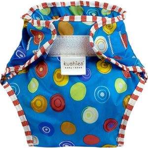 Kushies - Luier - Wasbaar Overbroekje - Jongens - Cirkels - Maat 2 (4-10 kg)