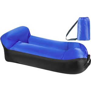 Opblaasbare Draagbare Camping Sofa 240x75cm voor Achtertuin Zwembad Strand Partijen