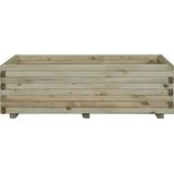 Intergard Houten bloembakken plantenbakken rechthoek 80x40x35cm