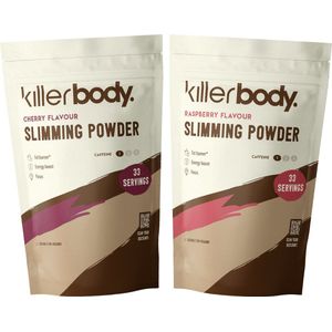 Killerbody Fatburner Voordeelpakket - Cherry & Raspberry - 1200 gr