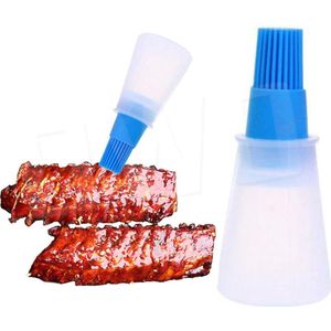 OWO - bbq kook siliconen insmeer fles met kwast voor saus - marinade - olie