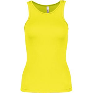 Damessporttop overhemd 'Proact' Fluorescent Geel - XS