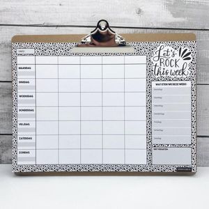 Hou het hele gezin georganiseerd met de Familieplanner XXL - Weekplanner - Gezinsplanner - Kalender - Navulbaar - Vaderdag