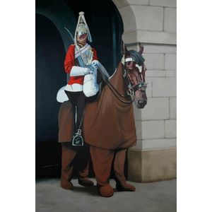 BANKSY Pantomime Guard on Horse Canvas Print