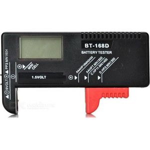 Batterij Tester Model BT-168D w / 1.4 - Zwart + Rood