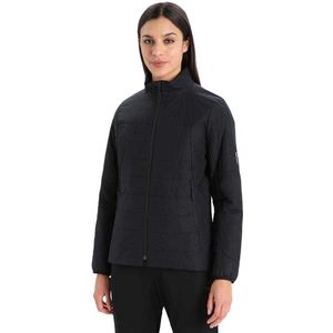 ICEBREAKER Merino Loft Jasje Dames - Black - XS