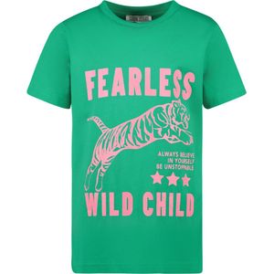 Cars Jeans Kids Kat Meisjes T-shirt - Green - Maat 16