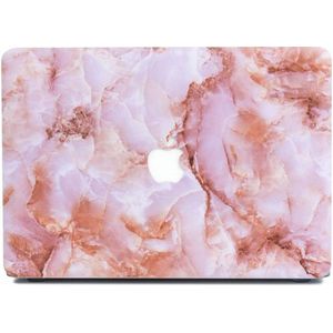 Lunso Geschikt voor MacBook Air 11 inch cover hoes - case - Marble Finley