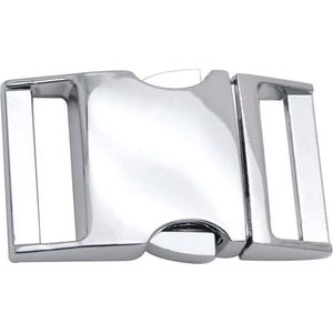 Paracord metalen buckle / sluiting - silver breed