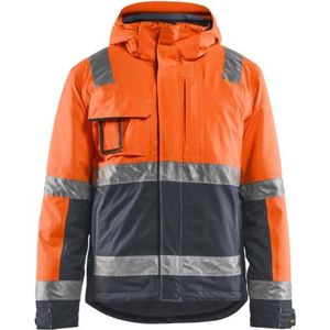 Blaklader Winterjas High Vis 4870-1987 - High Vis Oranje/Medium Grijs - 5XL