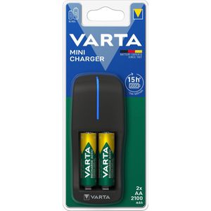 Varta Mini Lader Batterijlader Incl. oplaadbare batterijen NiMH AAA (potlood), AA (penlite)